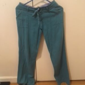 Blue Linen Pants